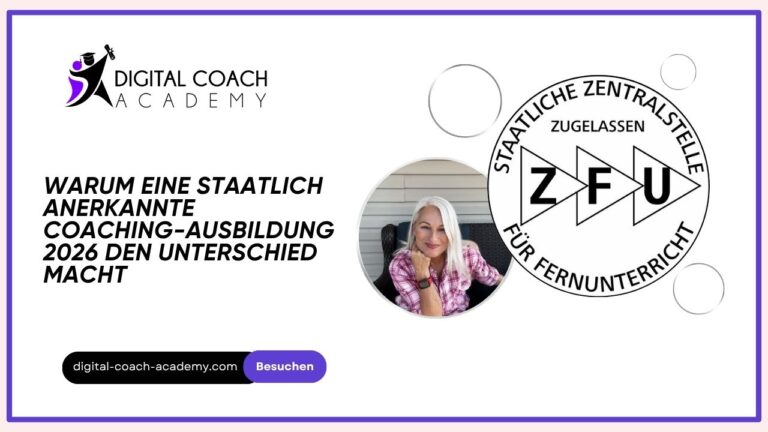 Warum eine staatlich anerkannte Coaching-Ausbildung 2026 den Unterschied macht
