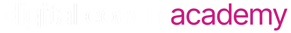 digital coach academy wort bild marke negativ